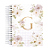 Caderno Pautado: Alfabeto Quadriculado Lilás A-Z - Imagem 1