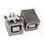 Conector USB Fêmea Para Painel YH-USB-03 - Imagem 1