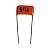 Capacitor Poliester 100K x 100V = U1K100 Thonsom - Imagem 1