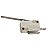 Chave Micro Switch 15A 1/2HP 125/250Vac Vabsco Com Haste Branca - Imagem 1