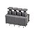Borne DG235 10A 250V Awg 20-14 Cinza Degson - Imagem 1