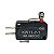 Chave Micro Switch KW11-7-1 3 Terminais Haste 14mm Com Roldana 16A 250V Preta - Imagem 1