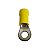 Terminal Olhal Amarelo CR25 Isolado Furo 8MM - Imagem 1