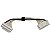 Cabo Flat 9 ViasX 9CM Com Conector - Imagem 1