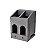 Conector Prensa Cabo 2 Vias Cinza - Imagem 1