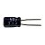 Capacitor Eletrolitico 3,3uf x 50V RD 85° Mini Preto - Imagem 1