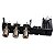 Conector Rca Triplo Para Placa Com Plug P4 - Imagem 1