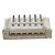 Conector 6 Vias Femea 180º Branco - Imagem 1