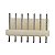 Conector KK 2,54MM Macho Branco 7 Vias 180° - Imagem 1