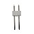 Conector Amp 2 Vias 180º Macho Branco - Imagem 1