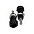Borne 257 Preto Para Pino Banana 4MM - Imagem 1