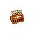 Bloco de Terminal de Mola DG240-2.54 4A 150V 28-20AWG Laranja Degson - Imagem 1