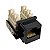 Conector Keystone Jack Fêmea RJ45 8 Vias Cat 5 - Imagem 1