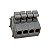 Borne DG235 10A 250V Awg 20-14 8 Pinos Cinza Degson - Imagem 1