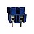 Conector Borne KRE 2 Vias 180º Azul - Imagem 1