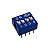 Chave Dip Switch KF-1001 4 Contatos 180º - Imagem 1