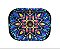 Bandeja Metal Sadhu Pequena Mandala Colors Mod : 17 - Imagem 1