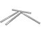 Piteira de Vidro Lisa 4cm x 4mm (curta) ( 1Und ) - Imagem 1