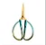 Tesoura Abduzido Haze Verde e Dourado - Imagem 1