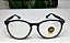 Armação Leitura + 0.50 a + 4.00 Oval Óculos Grau Lente Pronta - Imagem 4
