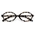 Óculos Grau +0.50 a +4.00 Oval Leopardo Lente Leitura - Imagem 1