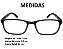 Armação Grau Miopia - 0.50 a - 4.00 Pronto Óculos Lente para Longe - Imagem 7
