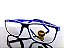 Óculos Grau -0.50 a -5.00 Justin Azul com Preto Miopia - Imagem 4