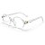 Óculos Grau +0.50 a +4.00 Oval Transparente Lente Leitura - Imagem 2