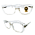 Óculos Grau +0.50 a +4.50 Gatinho Transparente Lente Leitura - Imagem 1