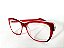 Óculos Grau +0.50 a +4.50 Gatinho Vermelho Transparente Lente Leitura - Imagem 2