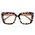 Óculos Grau +0.50 a +4.00 Marilia Rosa Leopardo Lente Leitura - Imagem 1