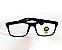 Óculos Grau +0.50 a +4.00 Emborrachado Armação Preta Lente Leitura - Imagem 6