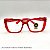 Óculos Grau +0.50 a +4.00 Marilia Vermelho Transparente Lente Leitura - Imagem 2