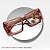 Óculos Grau +0.50 a +4.00 Marilia Rosa Transparente Lente Leitura - Imagem 3