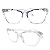 Óculos Grau +0.50 a +4.50 Gatinho Ondulado Trasnparente Lente Leitura - Imagem 1