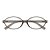 Óculos Grau +0.50 a +4.00 Oval Cinza Lente Leitura Hipermetropia - Imagem 1