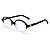 Óculos Grau +0.50 a +4.00 Oval Preto Safira Lente Leitura Hipermetropia - Imagem 2