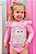 TRIO DE BLUSA E BIQUINI EM MALHA UV DRY COM PROTEÇÃO UV 50+ ROSA (INFANTI) 74381 - Imagem 1