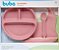 KIT REFEICAO EM SILICONE ROSA - Imagem 2