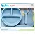 KIT REFEICAO EM SILICONE AZUL - Imagem 2