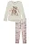 BLUSA ALONGADA EM COTTON E CALCA LEGGING EM FLYTECH ROSA CLARO - Imagem 5