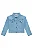 JAQUETA BOXY EM JEANS COM ELASTANO AZUL - Imagem 1