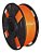 FILAMENTO 3D PLA PARA IMPRESSORA 3D 1.75MM IMPORTADO COR BRILHANTE LARANJA 1KG - Imagem 1