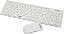 KIT TECLADO E MOUSE SEM FIO EXBOM BK-S1000 BRANCO - Imagem 3