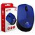 MOUSE SEM FIO WIRELESS PLUS 1000DPI C3TECH M-W17BL AZUL - Imagem 1