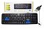 TECLADO COM FIO B-MAX BM-T01 PRETO/AZUL - Imagem 1