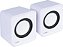 CAIXA DE SOM 2.0 USB 5V 2X1W VINIK BRANCA - Imagem 3