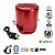 MINI CAIXA DE SOM BLUETOOTH/USB/RADIOFM/CARTÃO SD/ MULTIMÍDIA 5W GRASEP D-BH999 VERMELHO - Imagem 2