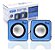 MINI CAIXA DE SOM PARA PC E NOTEBOOK USB 2.0 3W KNUP KP-609 - Imagem 2