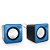 MINI CAIXA DE SOM PARA PC E NOTEBOOK USB 2.0 3W KNUP KP-609 - Imagem 3